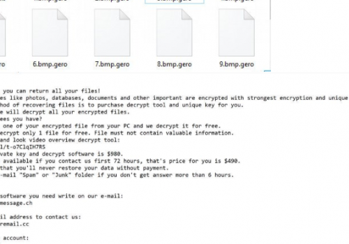Eliminar GERO extension virus