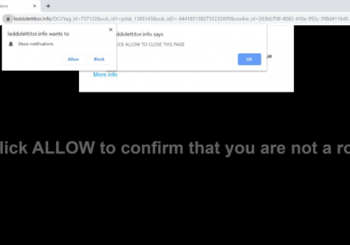 How to remove Leddolettitor.info
