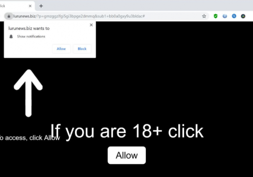 Remove Lurunews.biz pop-up ads