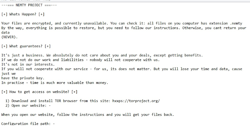 Nemty Ransomware