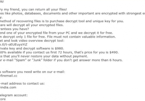 Eliminar Verasto ransomware
