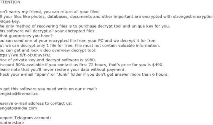 Verasto ransomware