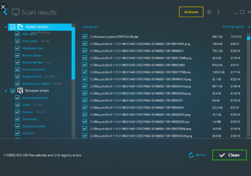 Remove Carambis Cleaner