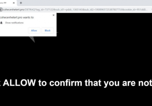 How to remove Cohecenhetert.pro