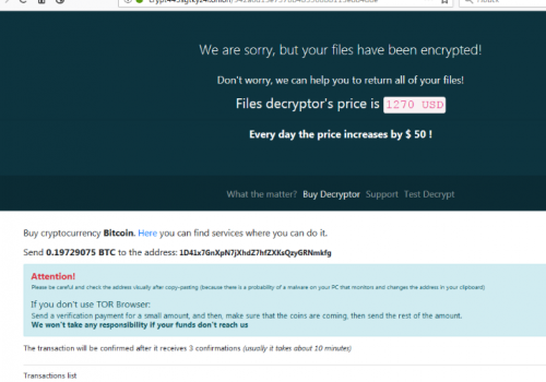 Eliminar DCRTR-WDM ransomware