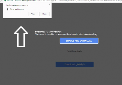 Remove Thenlighmetanna.pro