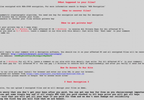 Eliminar .encryptedRSA extension virus