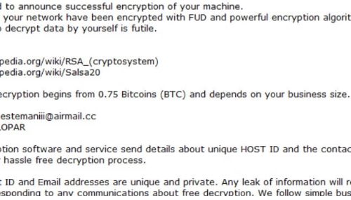 Eliminar Estemani ransomware