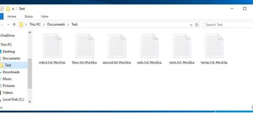 Eliminar .Mockba file ransomware