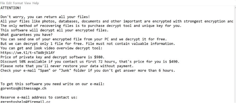 Werd ransomware