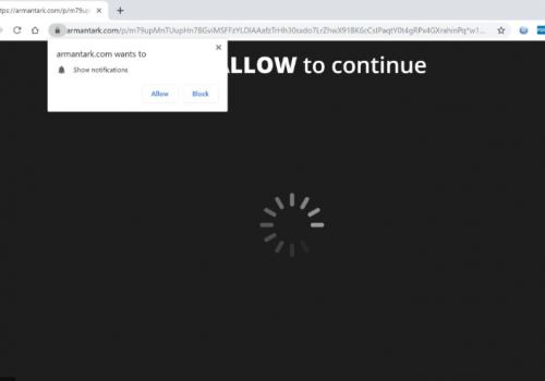 How to remove armantark.com