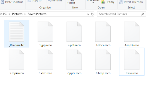 Remove .reco file virus