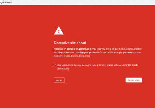 Eliminar Comson-wagentina.com