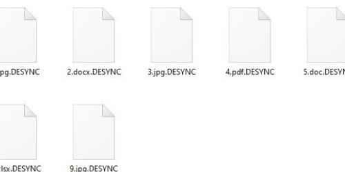 Eliminar .DESYNC files ransomware