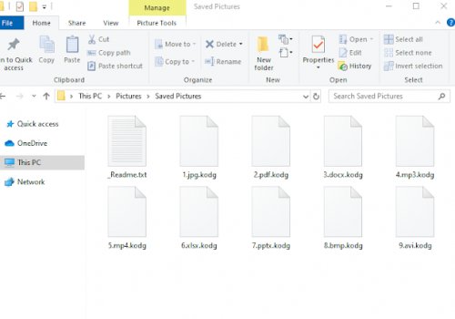 Quitar .KODG extension ransomware