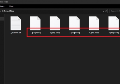 Eliminar Kodg file Ransomware