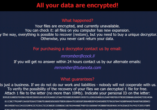 Eliminar M3g4c0rtx ransomware