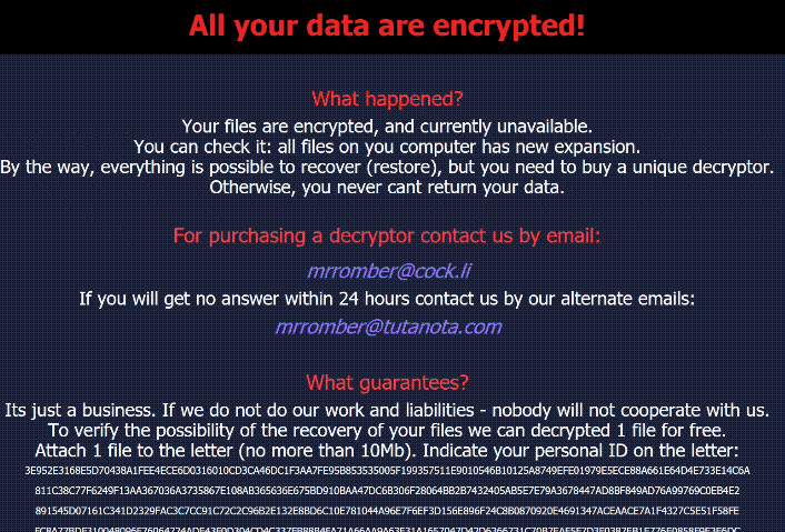 M3g4c0rtx ransomware