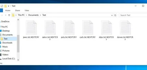 Eliminar .NEXTCRY files ransomware