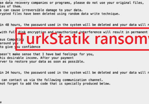 TurkStatik ransomware Retiro