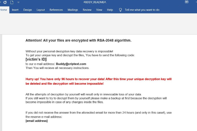 BDDY ransomware