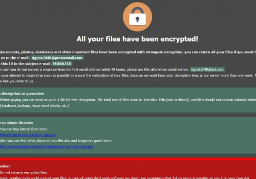 Eliminar .DMR64 file ransomware