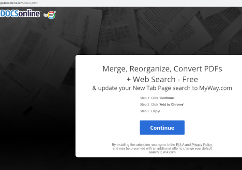 Remove MergeDocsOnline Hijacker