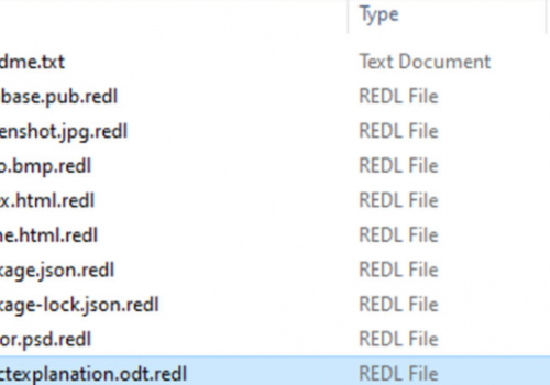 Quitar REDL ransomware