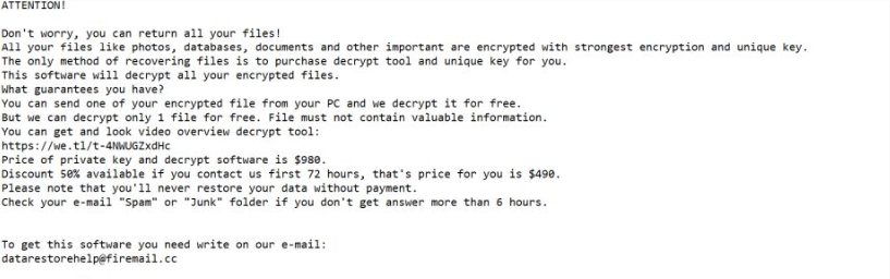 Redl extension Ransomware