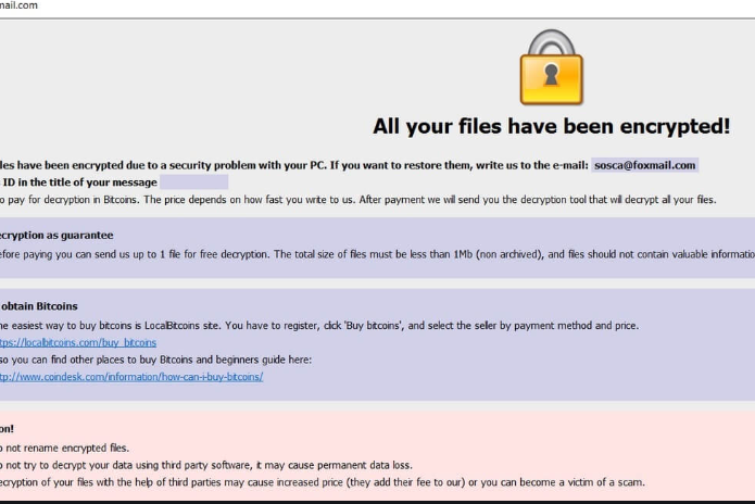 TR file ransomware