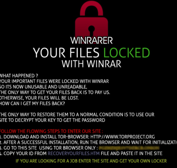 WinRARER ransomware