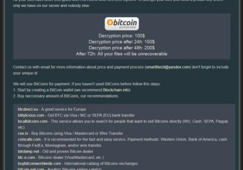 Eliminar .aes files ransomware