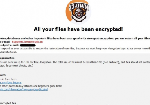 Quitar Clown ransomware