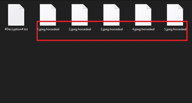 Horsedeal ransomware