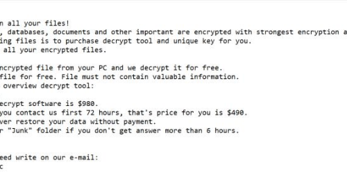 Quitar .KODC extension ransomware