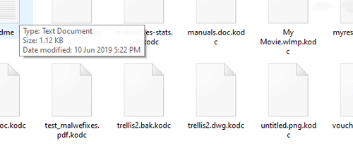 Quitar KODC ransomware