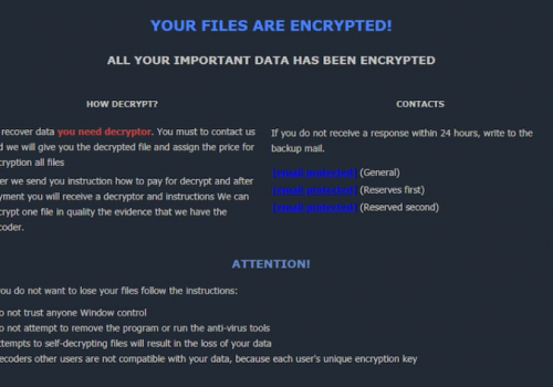 Quitar .Mark extension ransomware