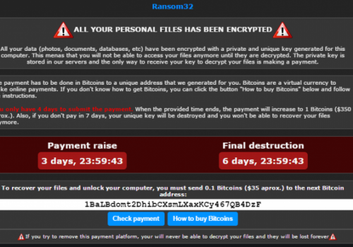 Quitar Node.js ransomware