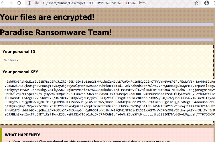 PRT ransomware