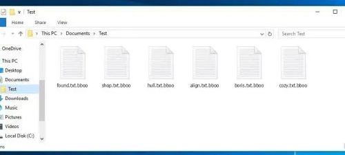 Eliminar .BBOO extension virus