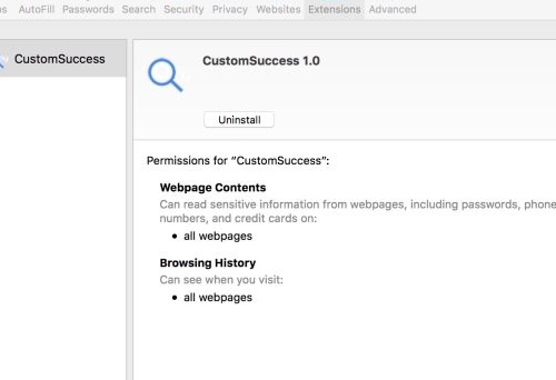 Eliminar CustomSuccess Malware