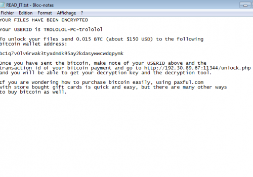 Eliminar DeathHiddenTear ransomware