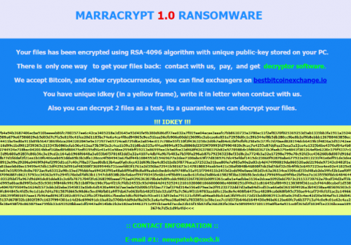 Eliminar MARRACRYPT ransomware