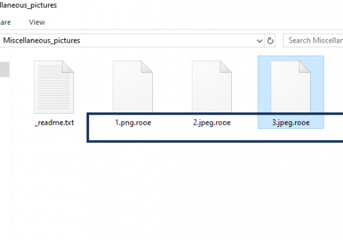 Eliminar ROOE ransomware