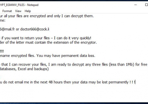 Eliminar doctor666 ransomware