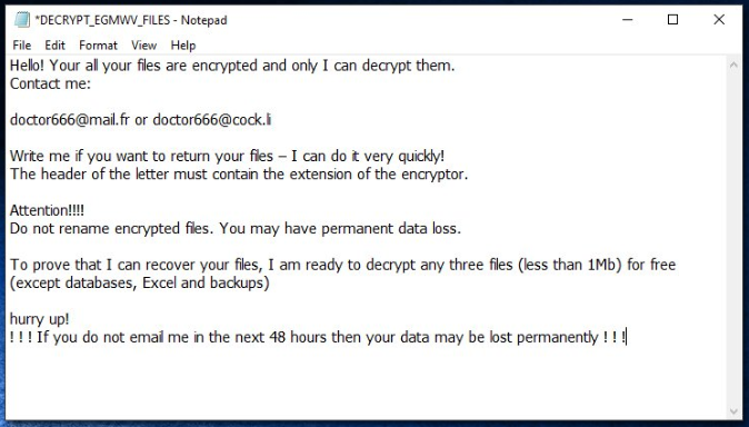 doctor666 ransomware