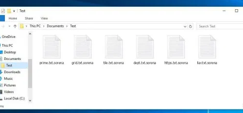 Eliminar .sorena files virus