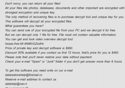 .DDDPP extension ransomware – ¿Cómo desbloquear archivos?