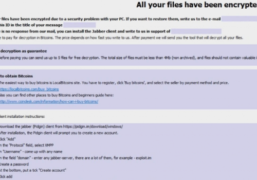 Eliminar EIGHT ransomware