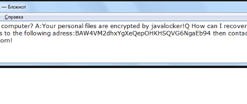 Eliminar JavaEncrypt ransomware